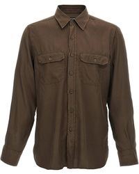 Tom Ford - Twill Shirt - Lyst
