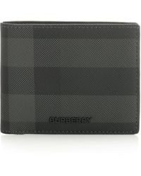Burberry - Hipfold Wallets Green - Lyst