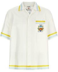 CASABLANCA - Flower Court Icon Shirt - Lyst