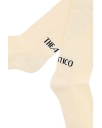 The Attico - Logo Short Sports Socks - Lyst