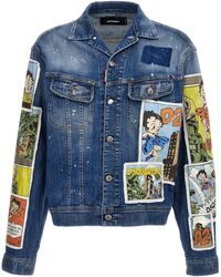 DSquared² - Betty Boop Casual Jackets, Parka - Lyst