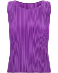 Pleats Please Issey Miyake - 'Monthly Colors: August' Top - Lyst