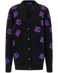 Dolce & Gabbana - Logo Cardigan - Lyst