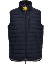 Parajumpers - Perfect Gilet Blu - Lyst