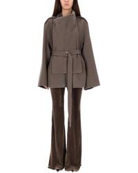 Rick Owens - 'Scarf Flight' Coat - Lyst
