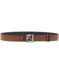 Fendi - 'Squared Ff' Reversible Belt - Lyst