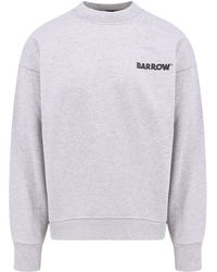 Barrow - Sweatshirt With Iconic Print On The Back - Lyst