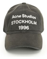 Acne Studios - Baseball Cap With Embroidered Logo - Lyst