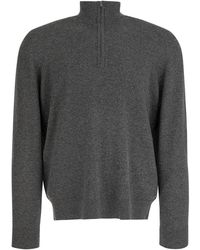 Vince - Cashmere Sweater With Half Zipper Knitwear-Uomo - Lyst