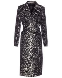 Tagliatore - Leopard-Print Coat - Lyst