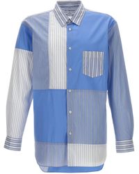 Comme des Garçons - Patchwork Striped Shirt - Lyst