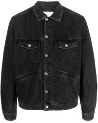 Isabel Marant - Jango Denim Jacket With Embroidery - Lyst