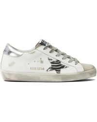 Golden Goose - Super-Star Sneakers & Slip-On Bianco-Donna - Lyst