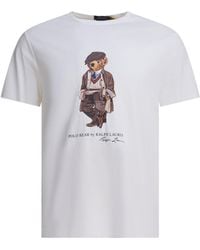 Polo Ralph Lauren - Polo Bear T-Shirts Bianco-Uomo - Lyst
