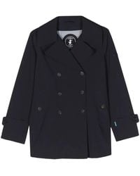 Save The Duck - Sofi Double-Breasted Short Parka - Lyst