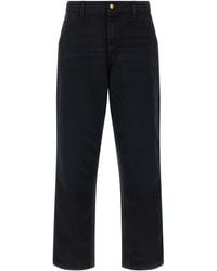 Carhartt - Single Knee Pantaloni Nero-Uomo - Lyst