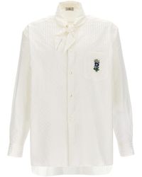 Etro - Floral Embroidery Shirt Shirt, Blouse - Lyst
