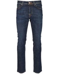 Jacob Cohen - 5 Pkt Slim Fit Bard V1 11 Oz Blu Salpa Jeans Blu-Uomo - Lyst