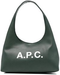 A.P.C. - Borse A Spalla E Tracolla Verde-Uomo - Lyst