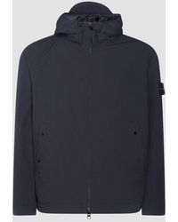 Stone Island - Giubbino Soft Shell-R E.Dye Technology - Lyst