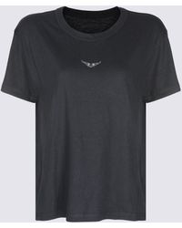Zadig & Voltaire - T-Shirts And Polos Blacks And Greys-Donna - Lyst