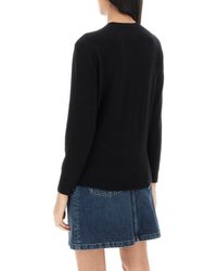 A.P.C. - Philo Crew Neck Sweater In Wool - Lyst