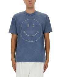 Moschino - Smiley Heavy Cotton T-Shirt - Lyst