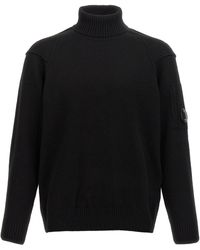 C.P. Company - Wool Blend Turtleneck Sweater - Lyst