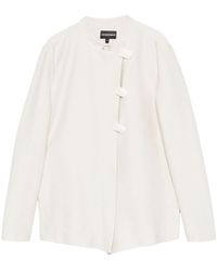 Emporio Armani - Giacca Con Colletto Guro - Lyst