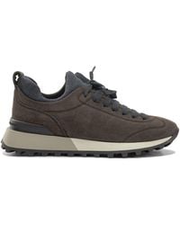 Brunello Cucinelli - Suede Sneaker - Lyst