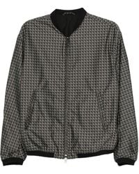 Emporio Armani - Allover Logo Bomber Jacket - Lyst