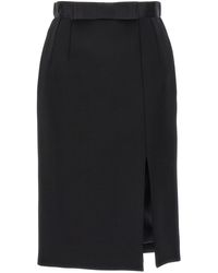 Dolce & Gabbana - Wool Pencil Skirt - Lyst