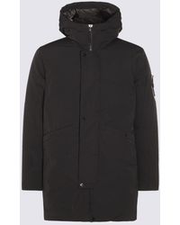 Stone Island - Coats Blacks And Greys-Uomo - Lyst