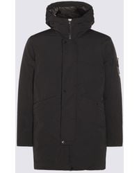 Stone Island - Coats Blacks And Greys - Lyst