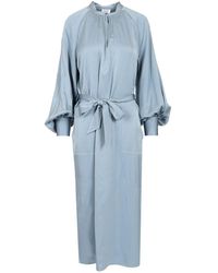 Filippa K - Belted Midi Dress Dresses Light - Lyst