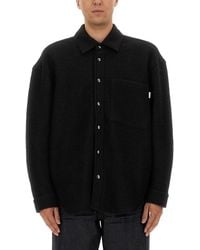 AMISH - Wool Overshirt - Lyst