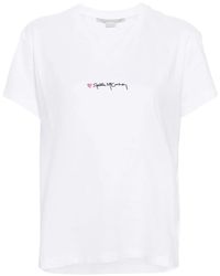 Stella McCartney - T-shirt con ricamo - Lyst