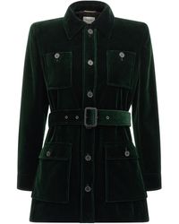 Saint Laurent - Giacca Sahariana - Lyst