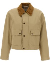 Burberry - Giacca canvas - Lyst