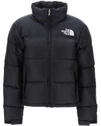 The North Face - Ripstop Nylon Nuptse Cropped Down Jacket - Lyst