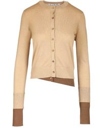 Acne Studios - Kohona Silky Wool Knitwear Beige - Lyst