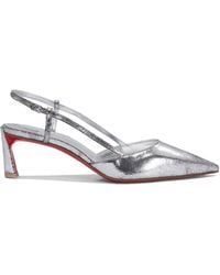 Christian Louboutin - Heeled Shoes Silver - Lyst