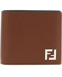 Fendi - Bifold Squared Ff Wallets And Card Holders - Lyst