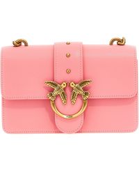 Pinko - Mini Love Bag One Simply Borse A Tracolla Rosa - Lyst