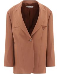 Acne Studios - Single-Breasted Blazer For - Lyst