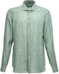 Borriello - Linen Shirt Shirt, Blouse - Lyst