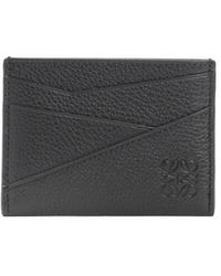 Loewe - Calf Skin Puzzle Edge Plain Cardholder-Uomo - Lyst