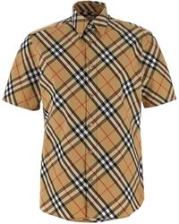 Burberry - Check' Shirt - Lyst