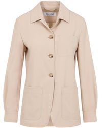 Max Mara - Albino Virgin Wool Pulvino Taschino Jacket - Lyst