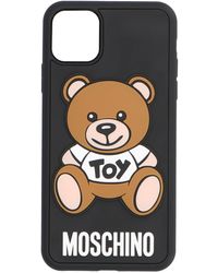 Moschino Cover per iPhone 11 Pro Teddy Bear - Nero
